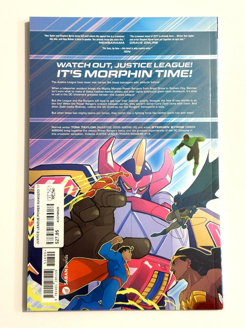 Justice League x Mighty Morphin Power Rangers DC Boom TPB Paperback Comic Books